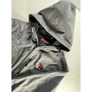 CCI Speer Hooded Softshell Jacket Men's Full Zip Logo Accent Big & Tall     3XL
